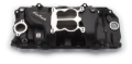 Picture of Performer 2-O Intake Manifold for 1965-90 Big-Block Chevy; Black Finish