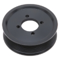 Picture of Edelbrock Competition Supercharger Pulley #15825 3.75 in. 6-Rib; Black Anodized
