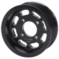 Picture of Edelbrock Competition Supercharger Pulley #15846 4.000 in. 10-Rib Black Anodized