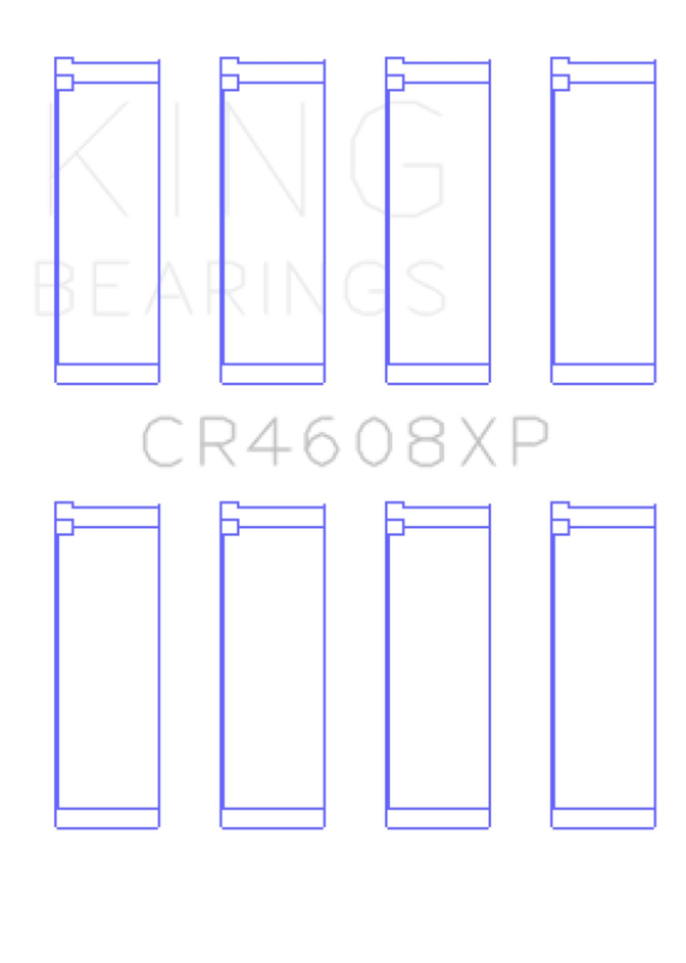 Picture of King Engine Bearings KING Connecting Rod Bearings - CR4608XP