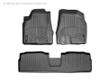 Picture of WeatherTech 06-07 Toyota Highlander Front and Rear Floorliners - Black