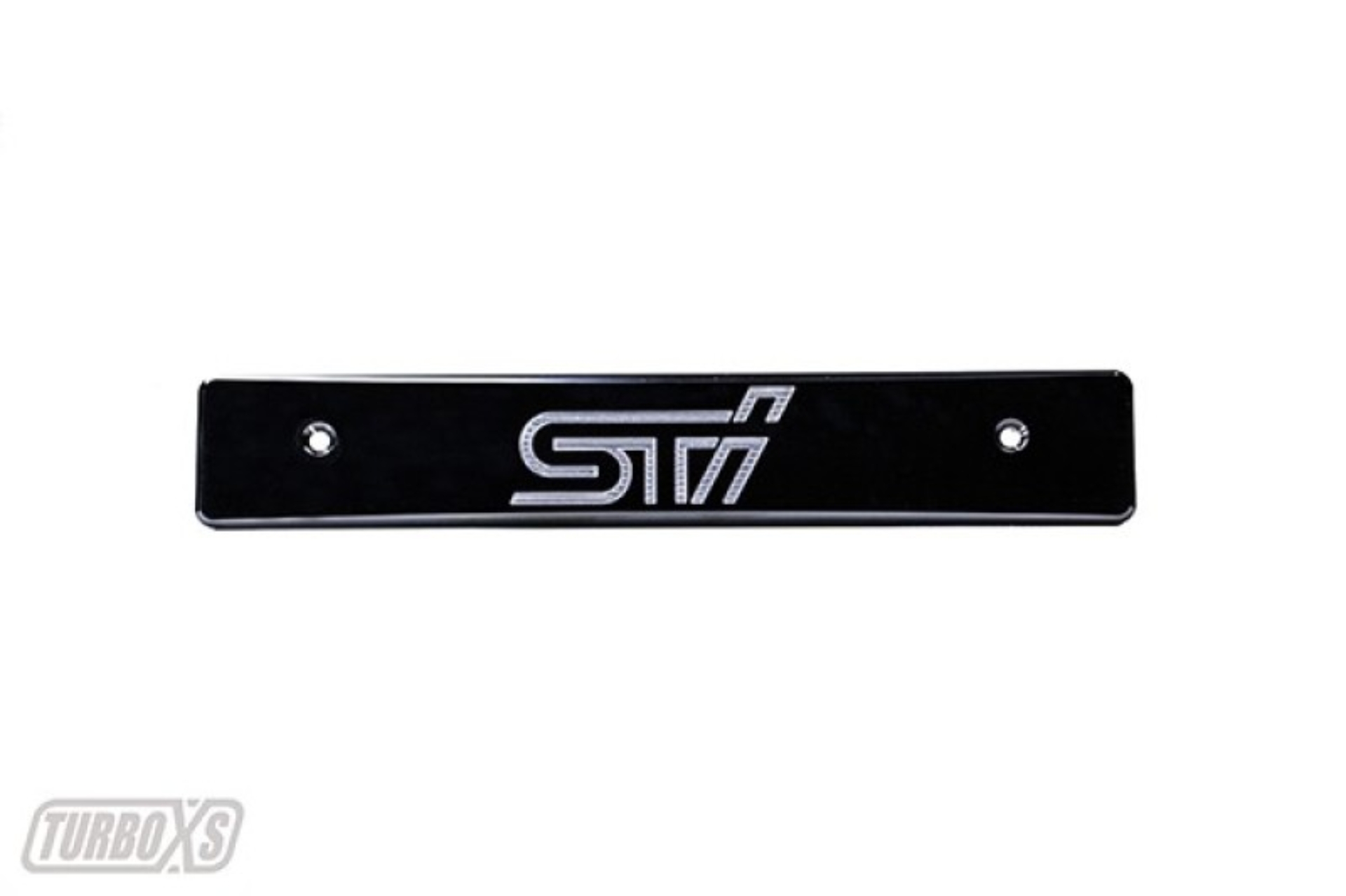 Picture of Turbo XS TXS License Plate Relocation - WS08-LPD-BLK-STI