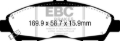 Picture of EBC Ultimax2 Brake Pad Sets - UD1896