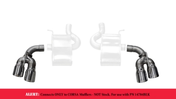 Picture of 16 Camaro SS Coupe; Twin 4.0in. Tip Kit