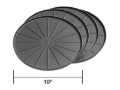 Picture of WeatherTech WT Coasters & Surface Protectors Home Accessories - 8A10CSTBK