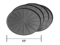 Picture of WeatherTech WT Coasters & Surface Protectors Home Accessories - 8A10CSTBK