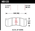 Picture of Hawk Performance HAWK HP+ Brake Pad Sets - HB122N.710