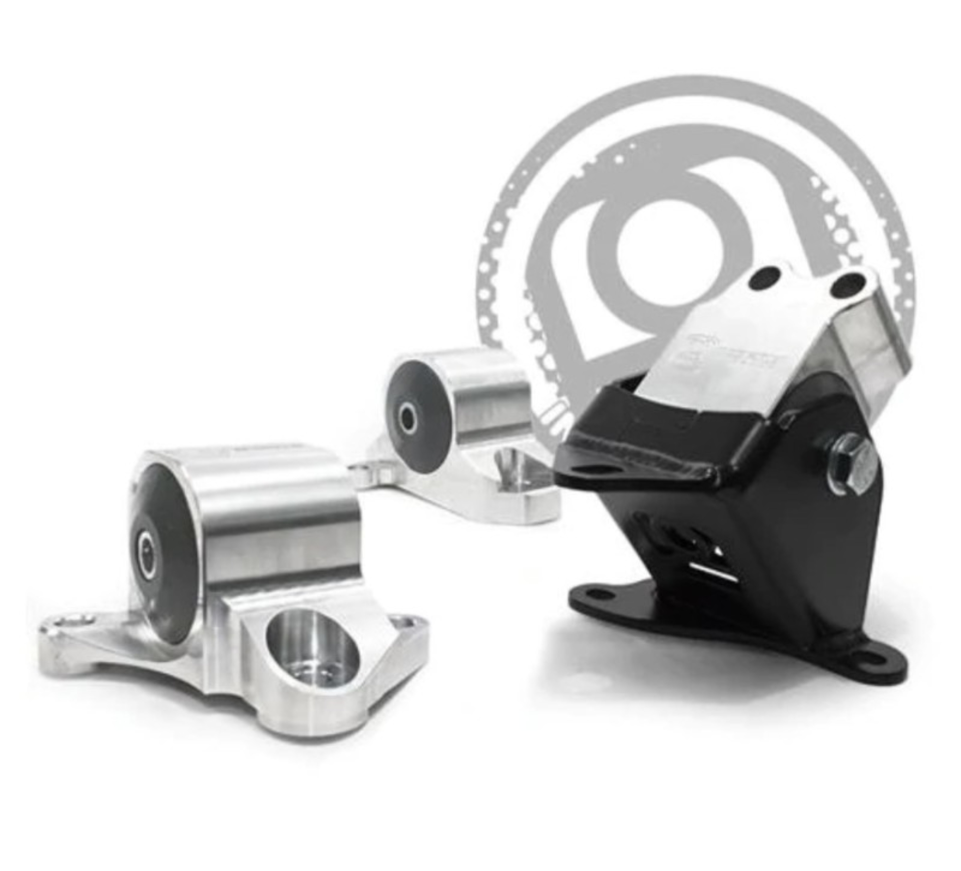 Picture of Innovative Mounts INM Blk Alum Mount Kit-Sld Engine Mounts - B10051-SOLID-BA