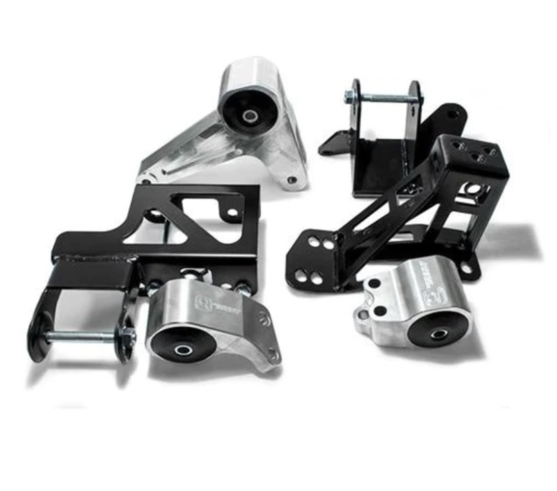 Picture of Innovative Mounts INM Blk Alum Mount Kit-Sld Engine Mounts - B90150-SOLID-BA