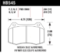 Picture of Hawk Performance HAWK HP+ Brake Pad Sets - HB545N.564