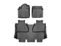 Picture of WeatherTech 14+ Toyota Tundra (Crewmax Only) Front and Rear Floorliners - Black