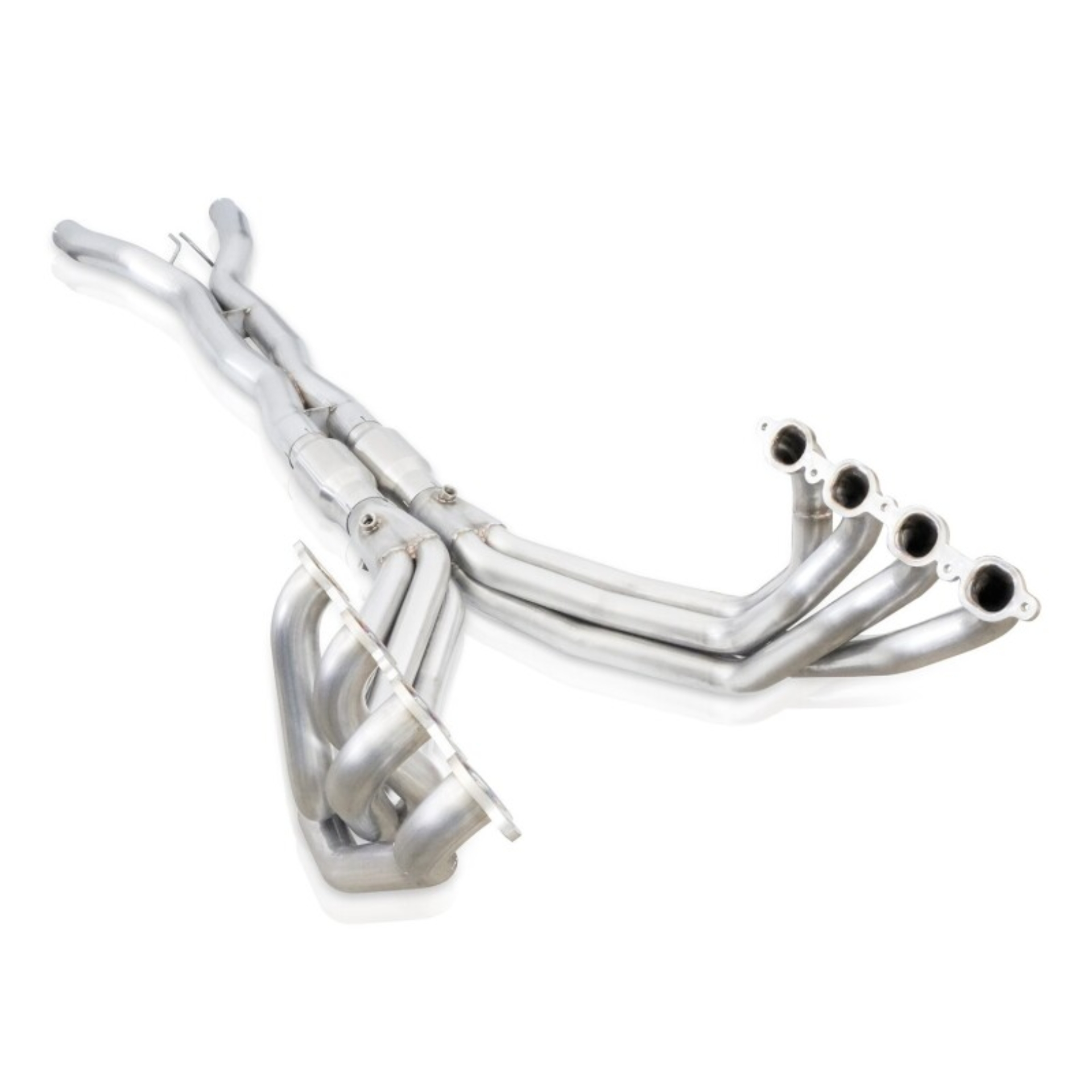 Picture of Stainless Works 2014-18 Chevy Corvette 2" Headers with High-Flow Cats and X-Pipe