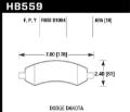 Picture of Hawk Performance HAWK Super Duty Brake Pad Sets - HB559P.695