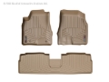 Picture of WeatherTech 06-07 Toyota Highlander Front and Rear Floorliners - Tan