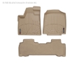 Picture of WeatherTech 06-08 Honda Pilot Front and Rear Floorliners - Tan