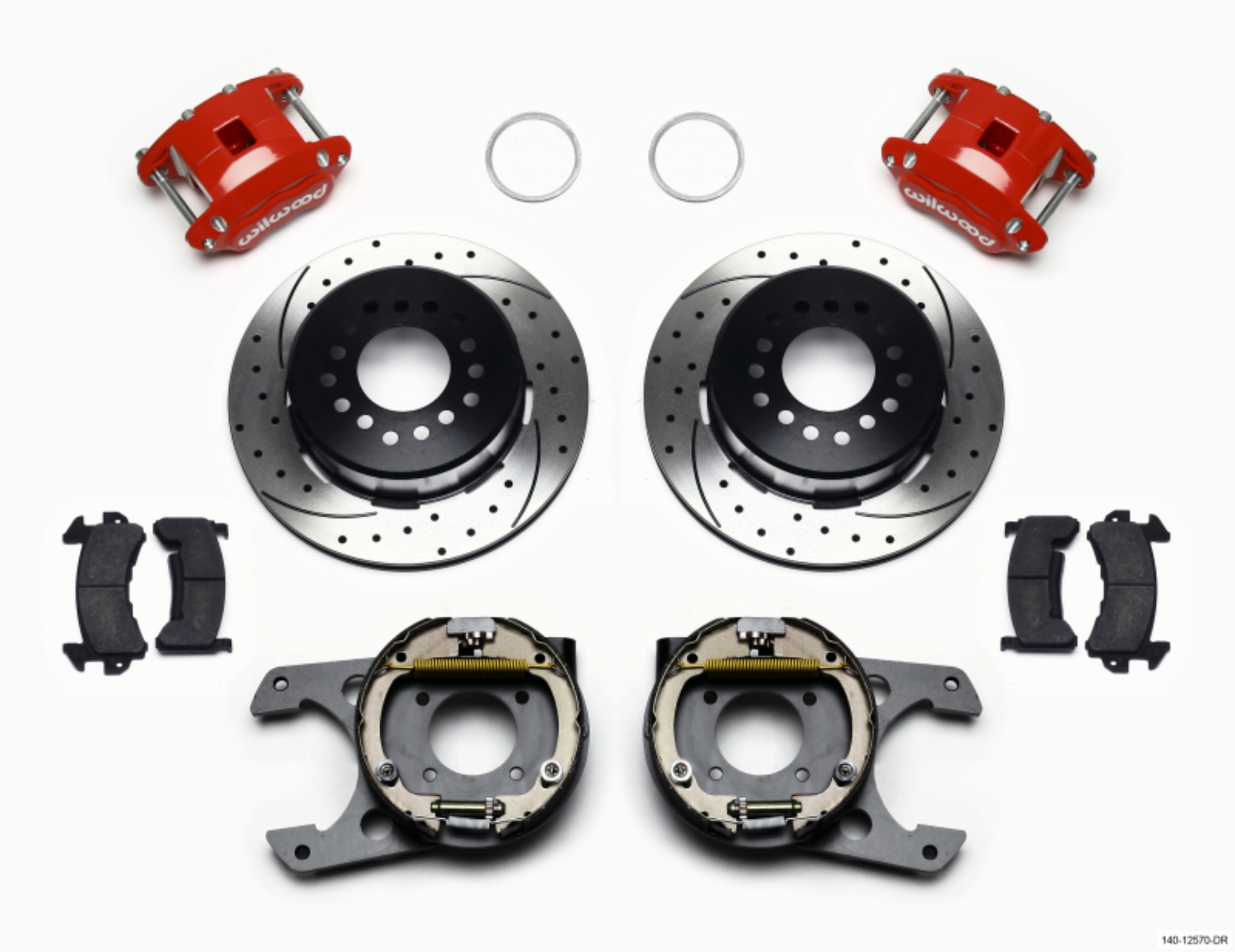 Picture of Wilwood WIL D154 Brake Kit Big Brake Kits - 140-12570-DR