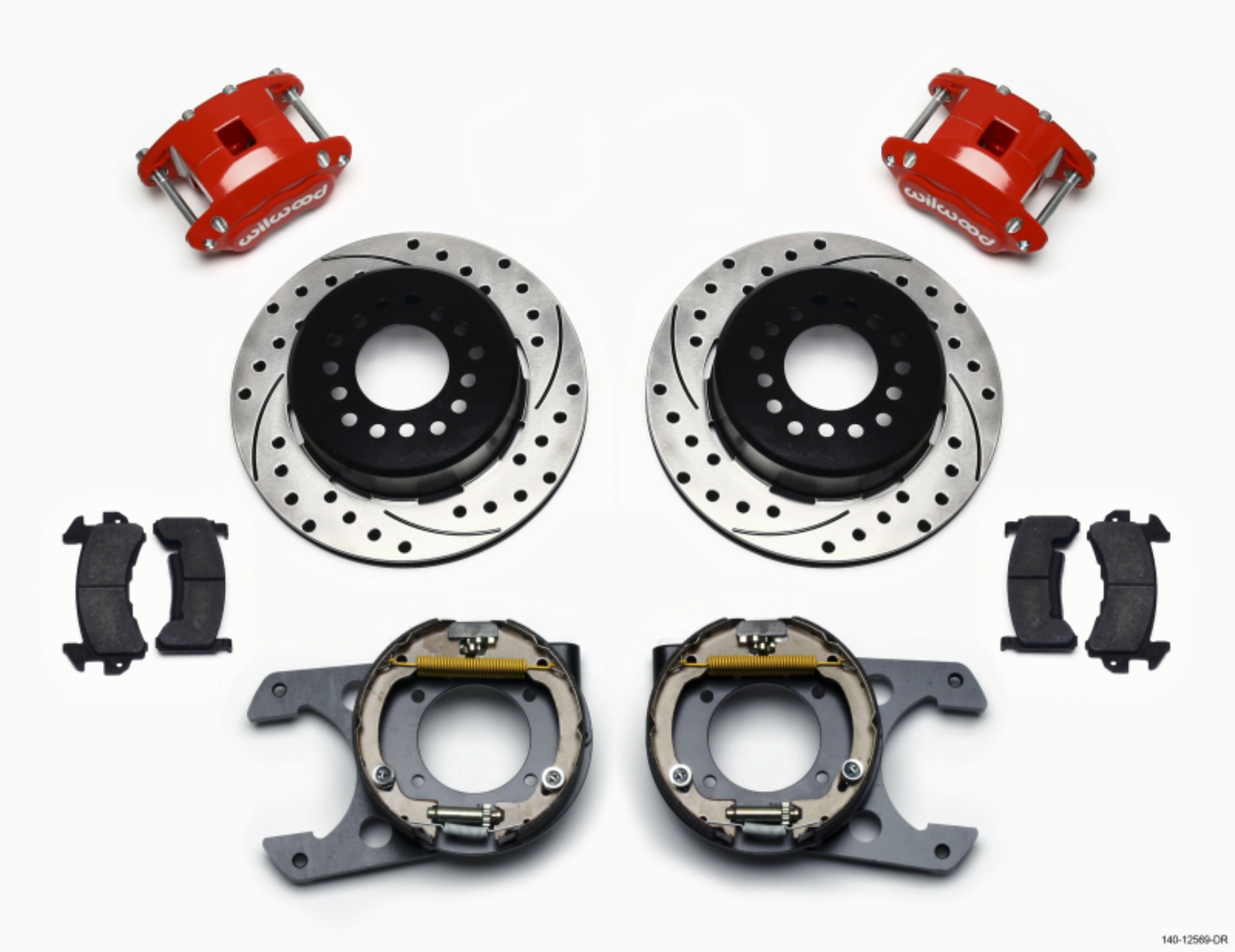 Picture of Wilwood WIL D154 Brake Kit Big Brake Kits - 140-12569-DR