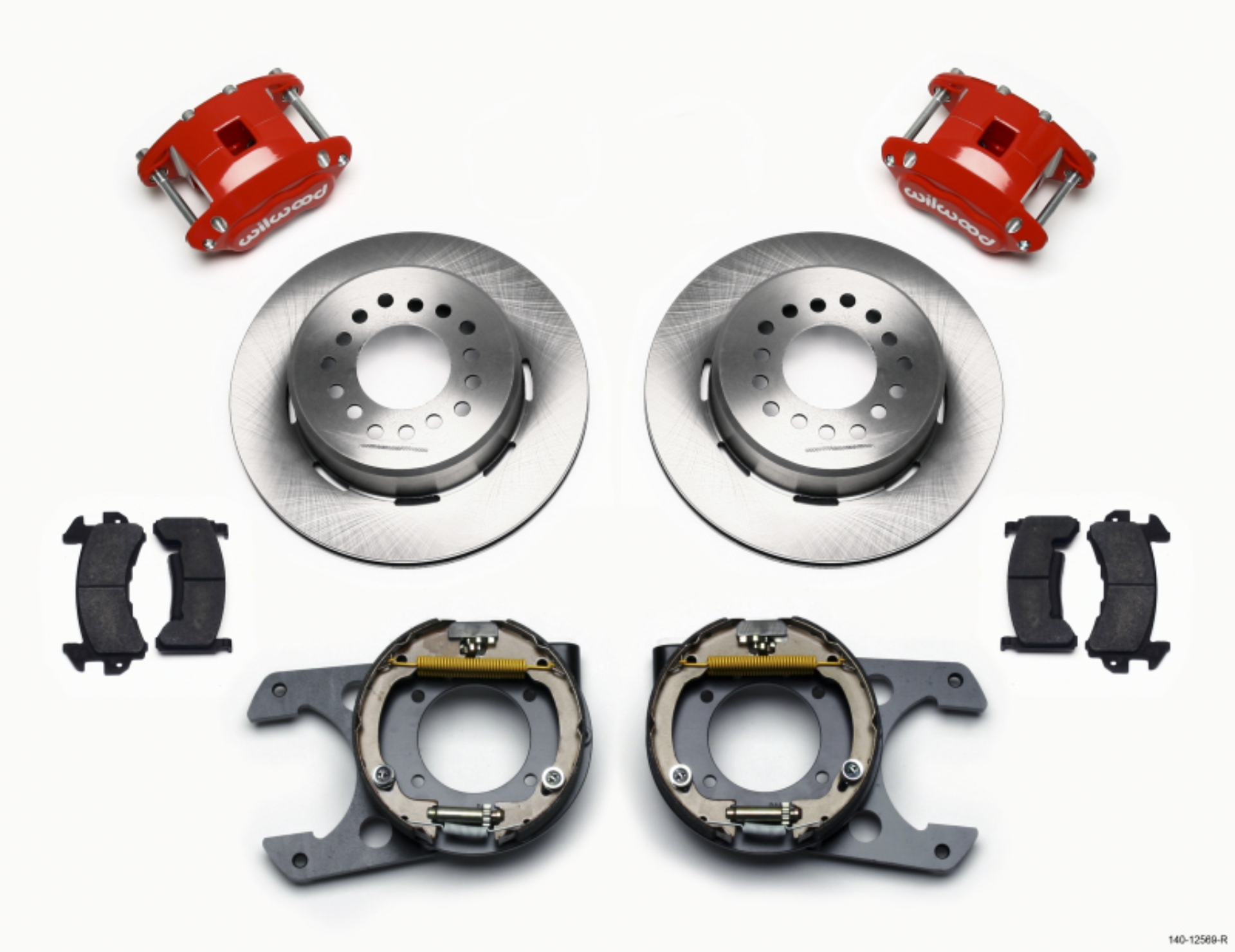 Picture of Wilwood WIL D154 Brake Kit Big Brake Kits - 140-12569-R