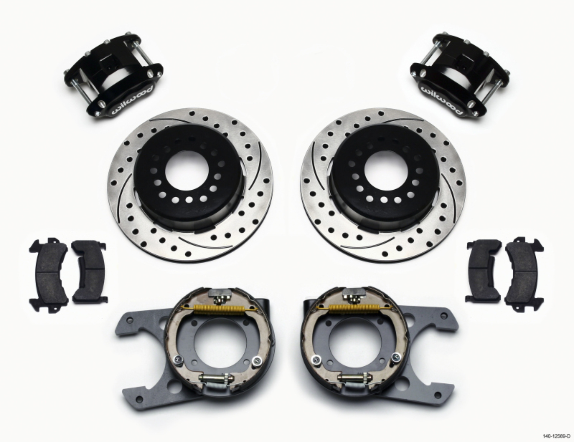 Picture of Wilwood WIL D154 Brake Kit Big Brake Kits - 140-12569-D