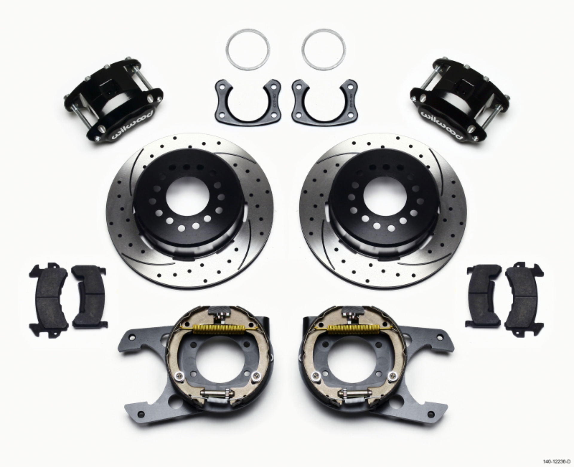 Picture of Wilwood WIL D154 Brake Kit Big Brake Kits - 140-12236-D
