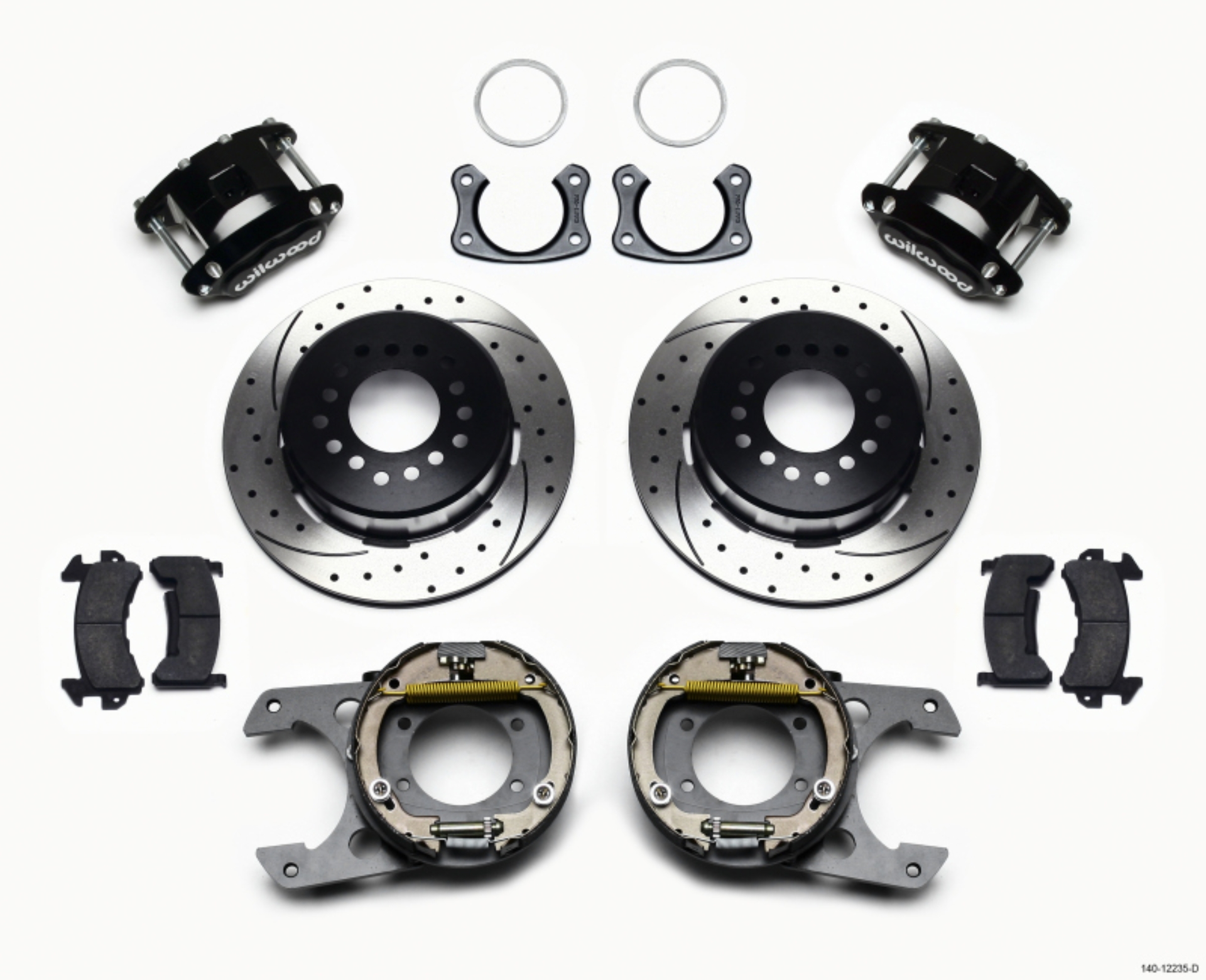 Picture of Wilwood WIL D154 Brake Kit Front Big Brake Kits - 140-12235-D