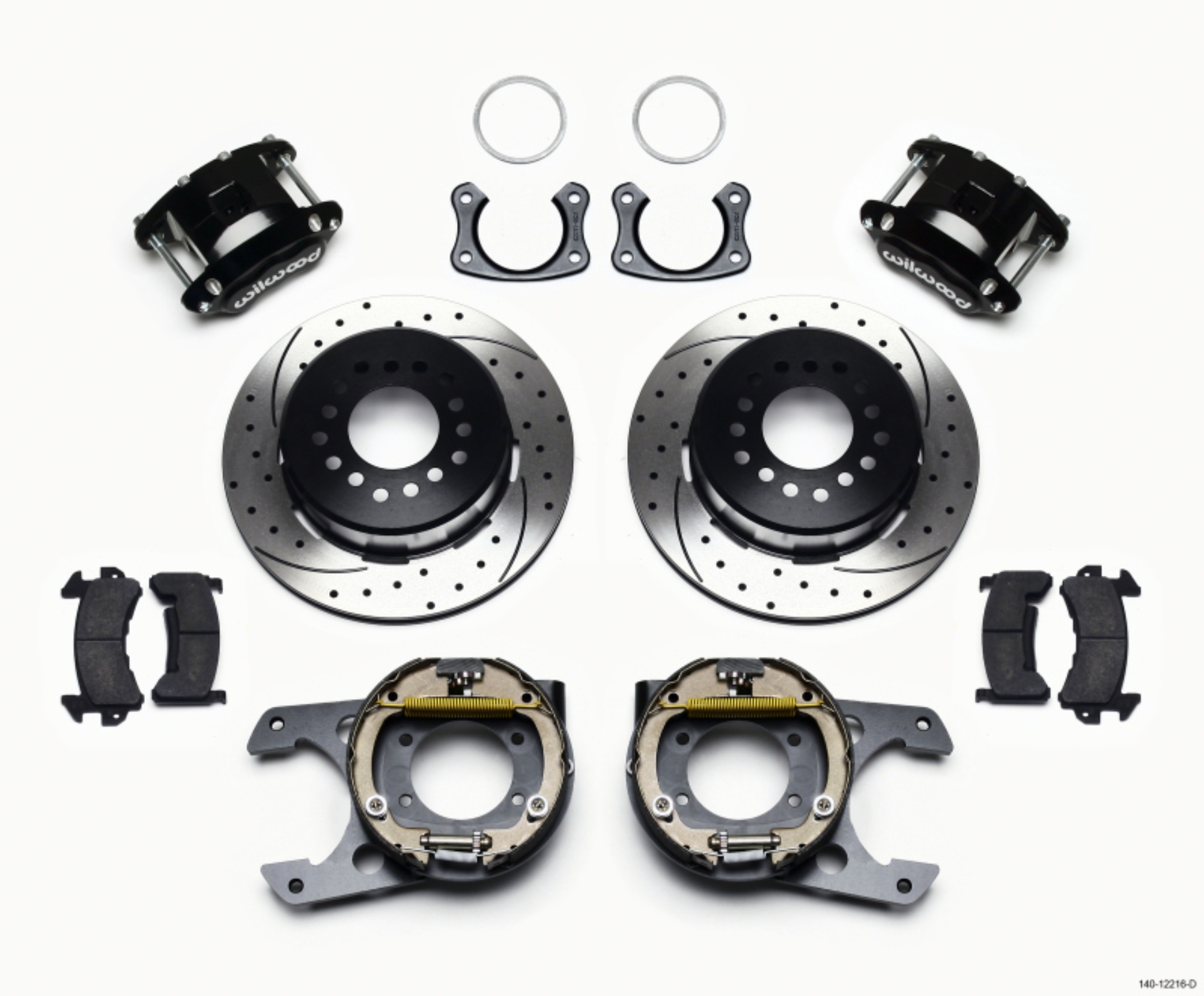Picture of Wilwood WIL D154 Brake Kit Big Brake Kits - 140-12216-D