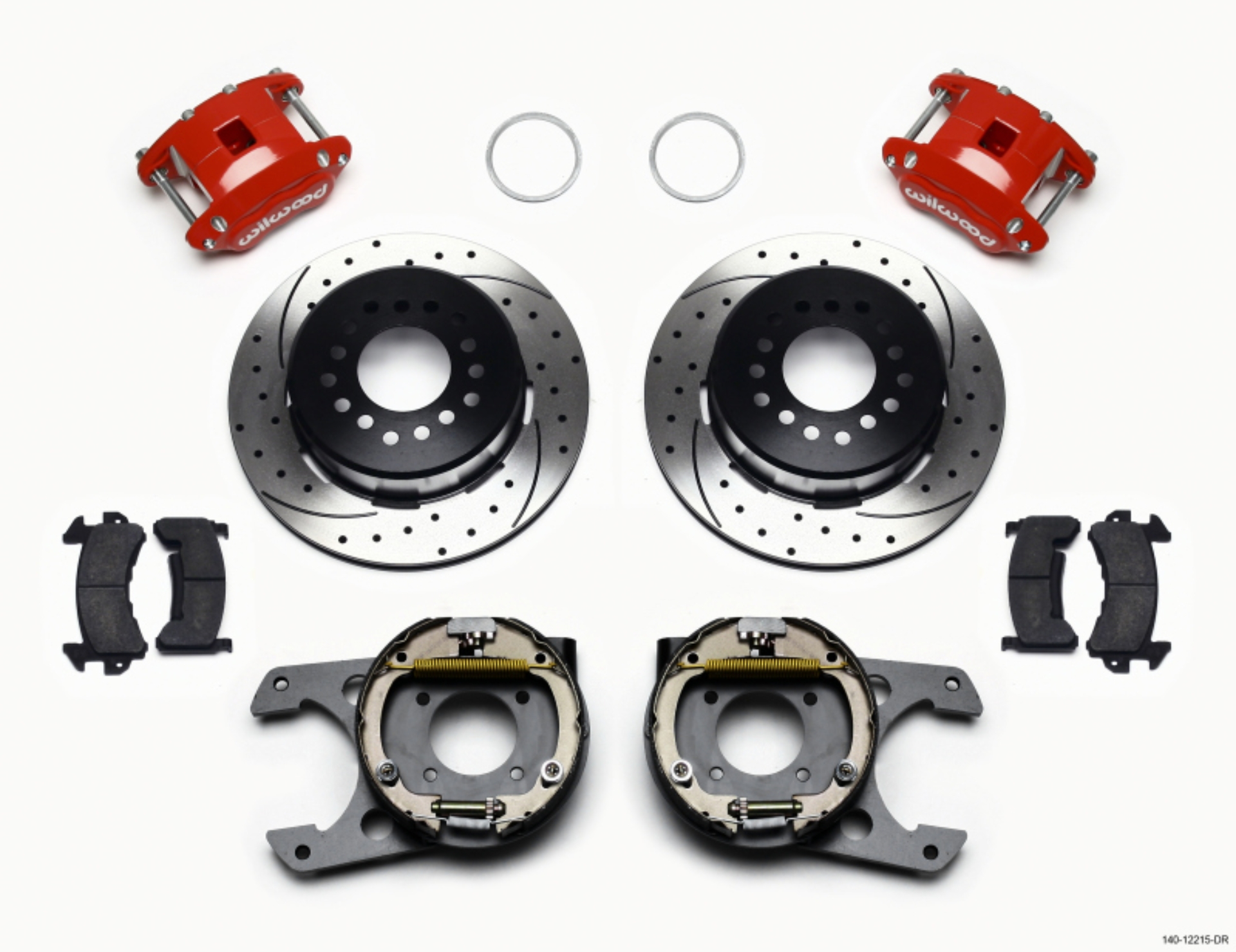 Picture of Wilwood WIL D154 Brake Kit Big Brake Kits - 140-12215-DR