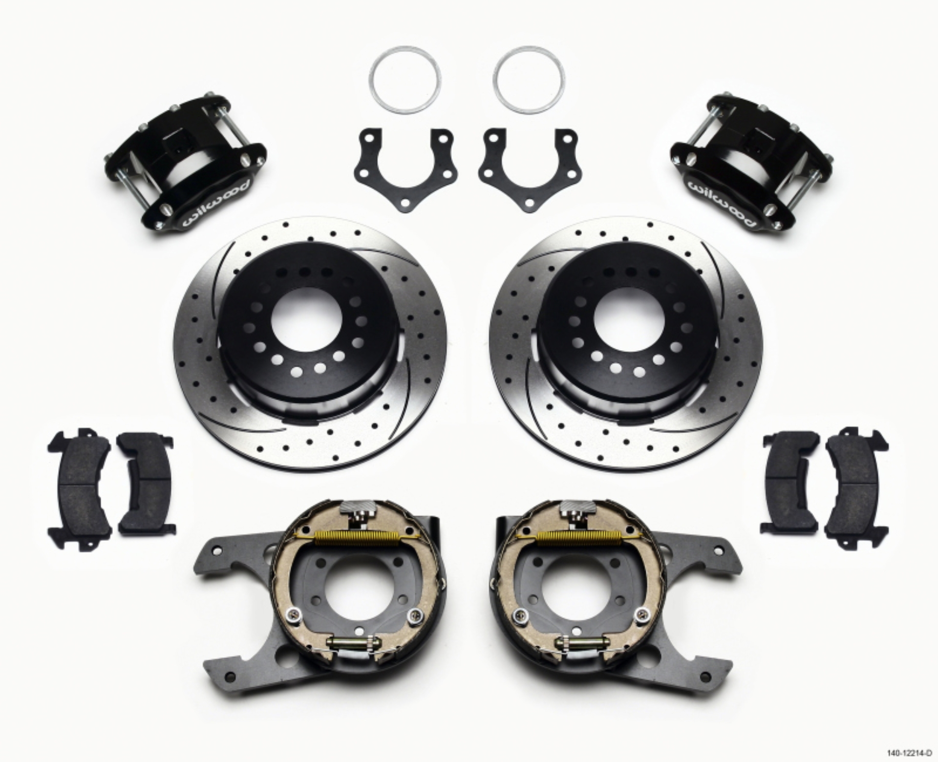 Picture of Wilwood WIL D154 Brake Kit Big Brake Kits - 140-12214-D
