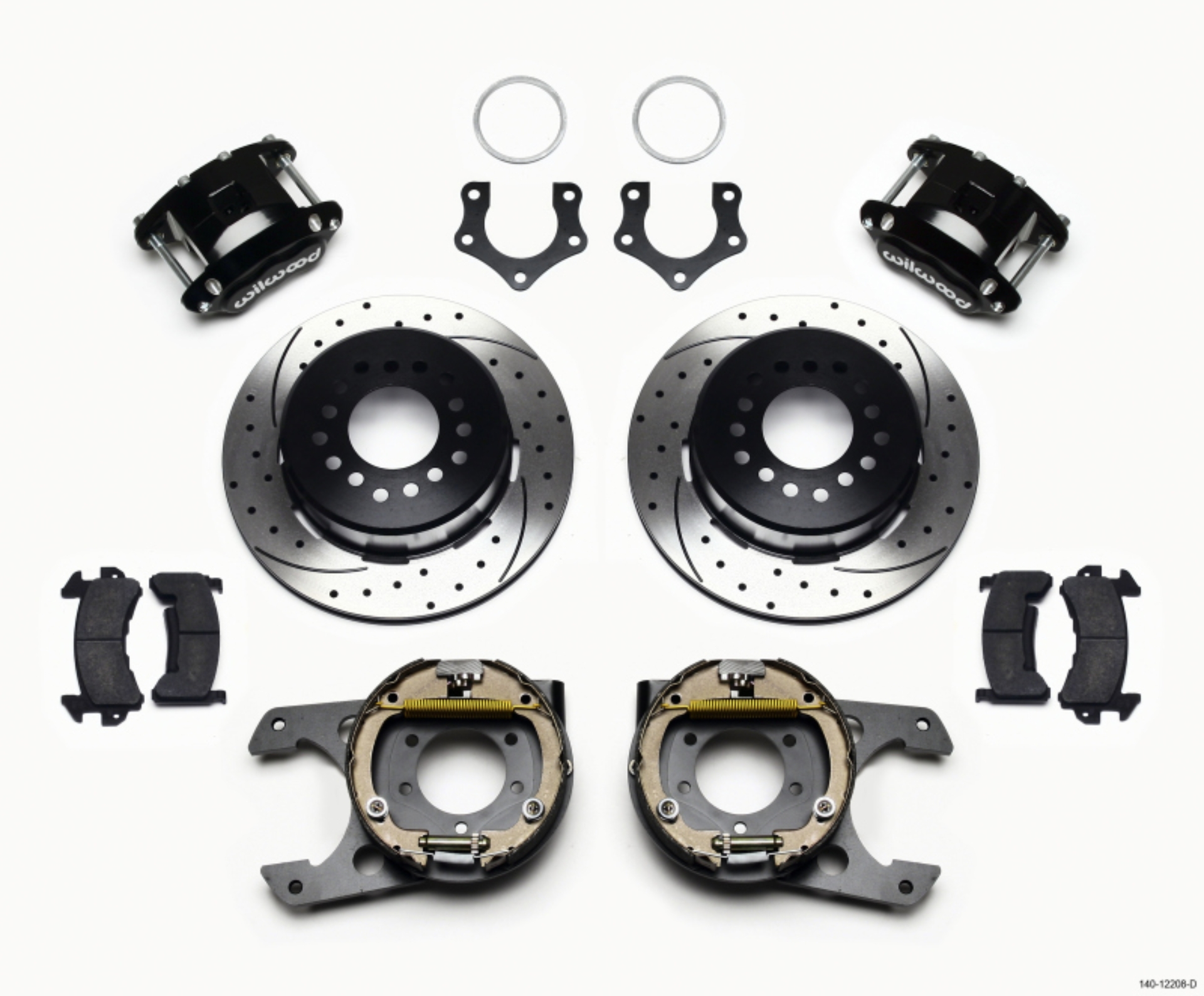 Picture of Wilwood WIL D154 Brake Kit Big Brake Kits - 140-12208-D