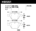 Picture of Hawk Performance HAWK Ceramic Brake Pad Sets - HB551Z.748