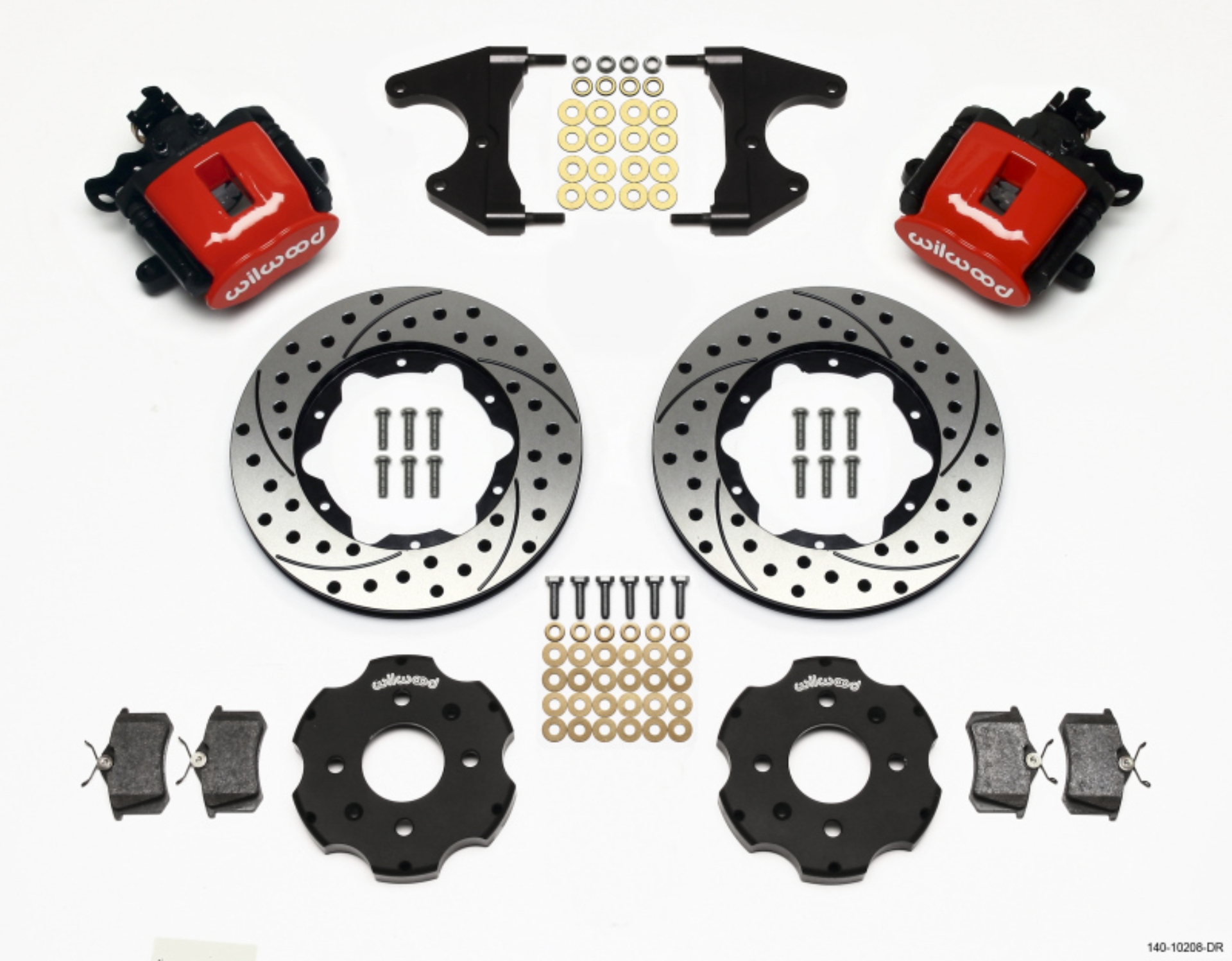 Picture of Wilwood WIL Parking Brake Brake Kit Rear Brake Calipers - 140-10208-DR