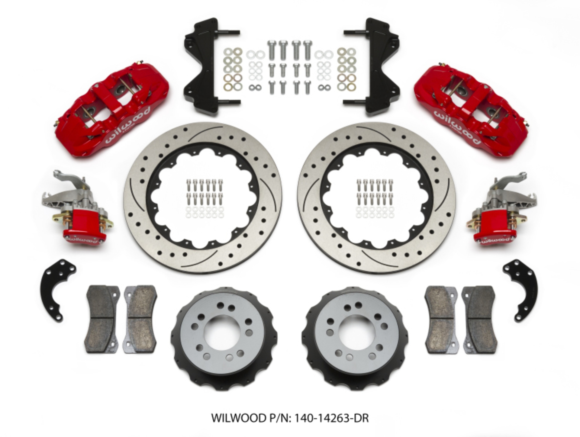 Picture of Wilwood WIL Aero Brake Kit Rear Big Brake Kits - 140-14263-DR