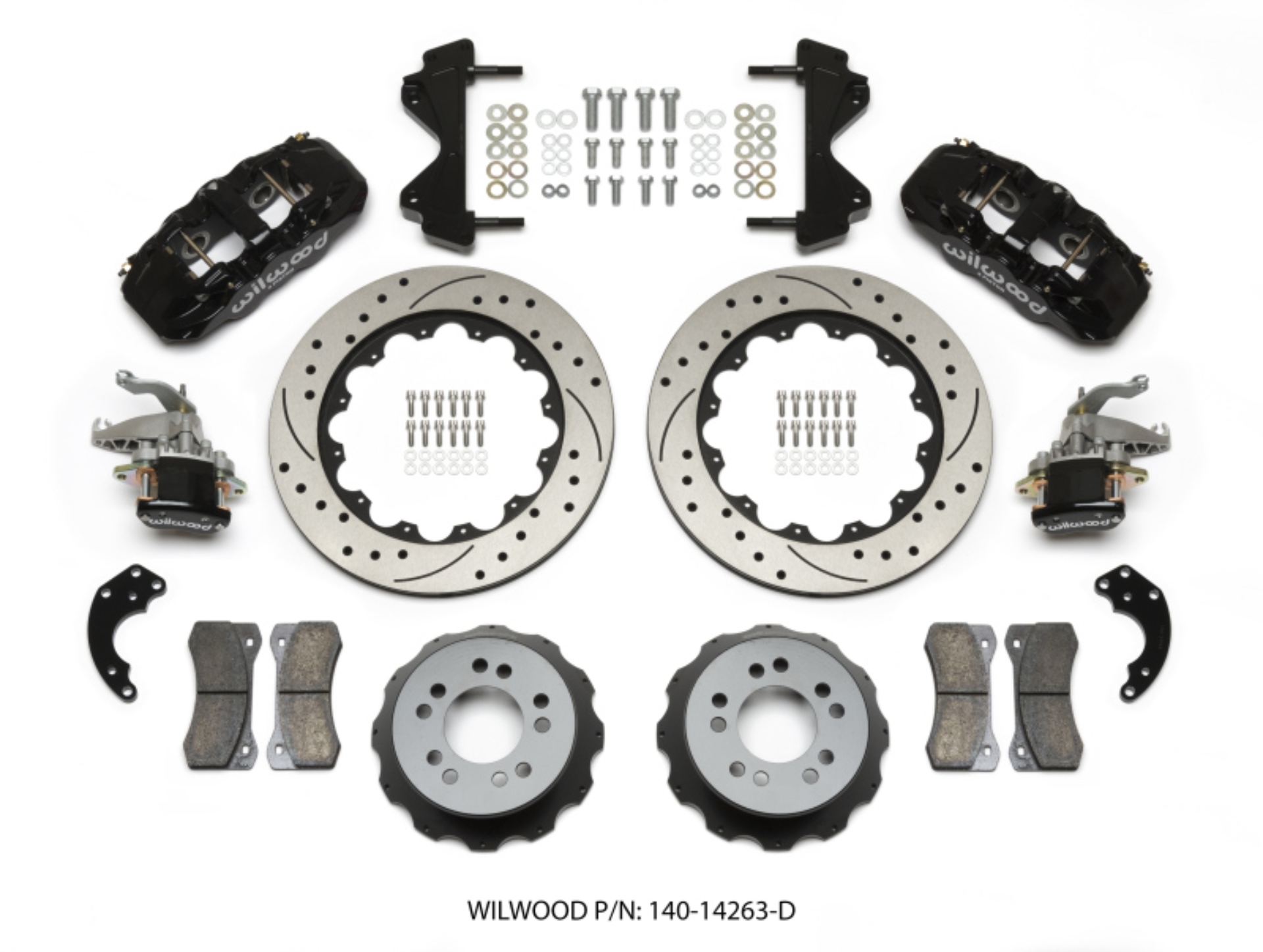 Picture of Wilwood WIL Aero Brake Kit Rear Big Brake Kits - 140-14263-D
