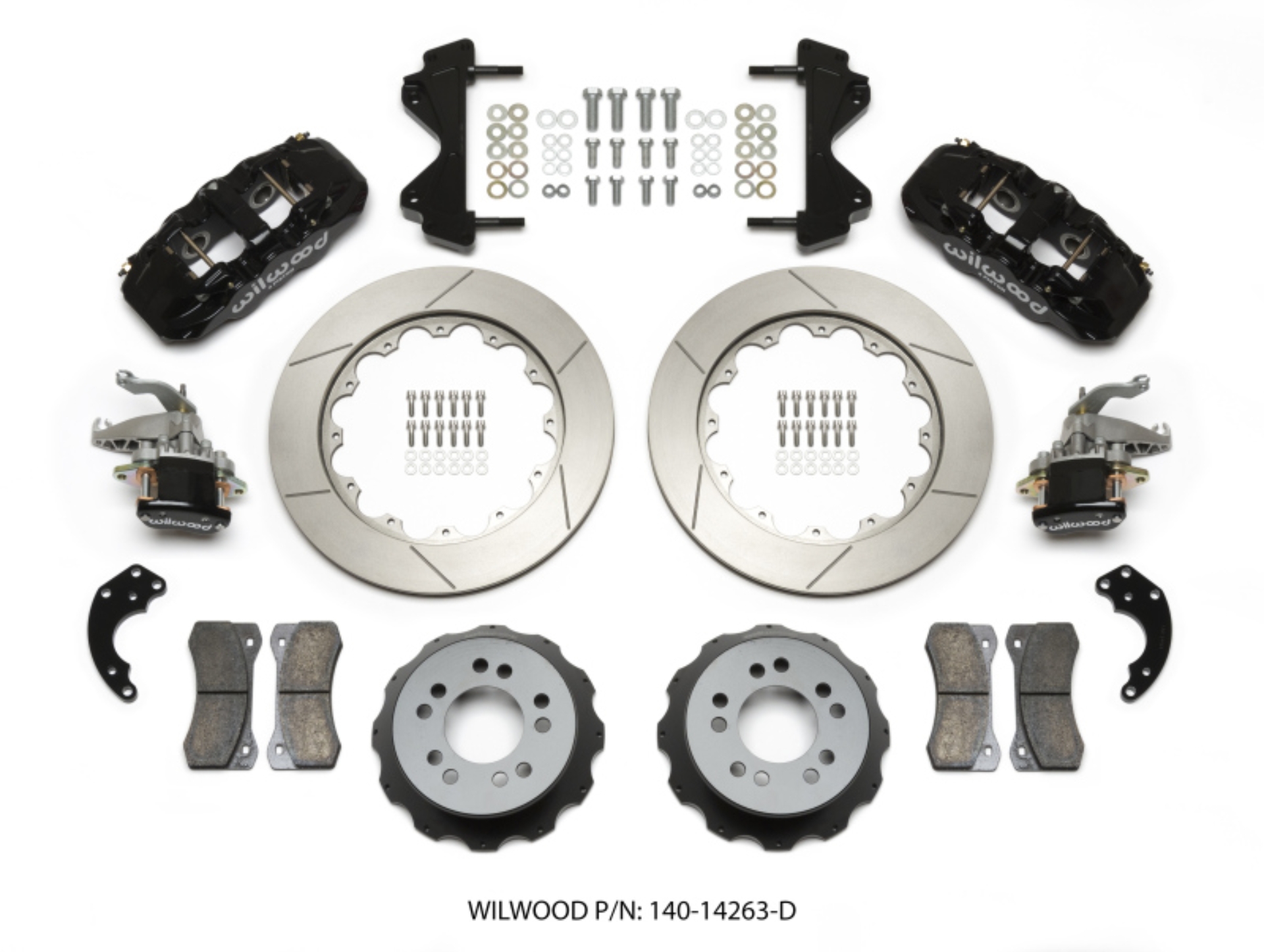 Picture of Wilwood WIL Aero Brake Kit Rear Big Brake Kits - 140-14263