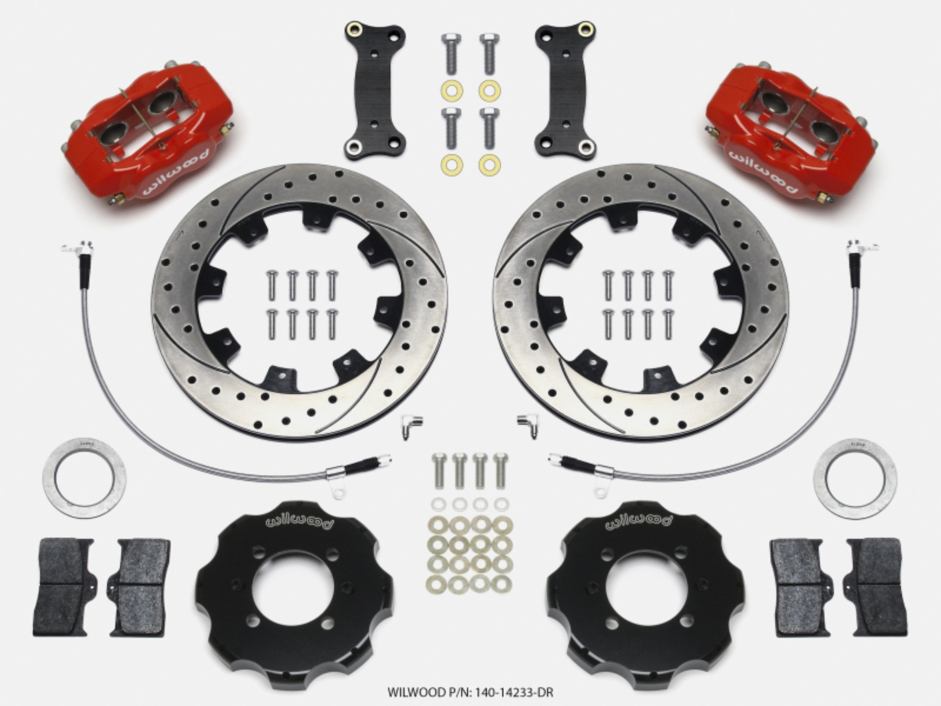 Picture of Wilwood WIL Dynalite Brake Kit Front Big Brake Kits - 140-14233-DR