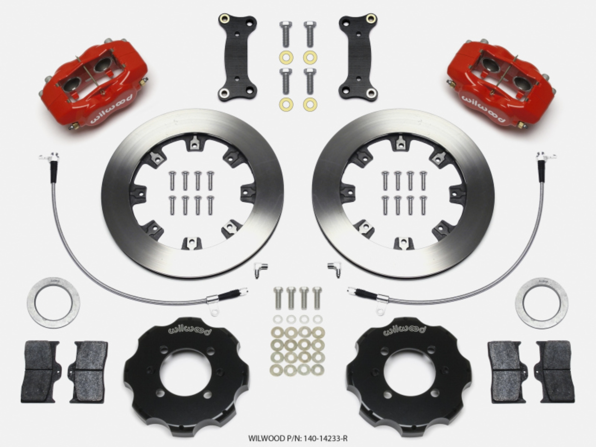 Picture of Wilwood WIL Dynalite Brake Kit Front Big Brake Kits - 140-14233-R
