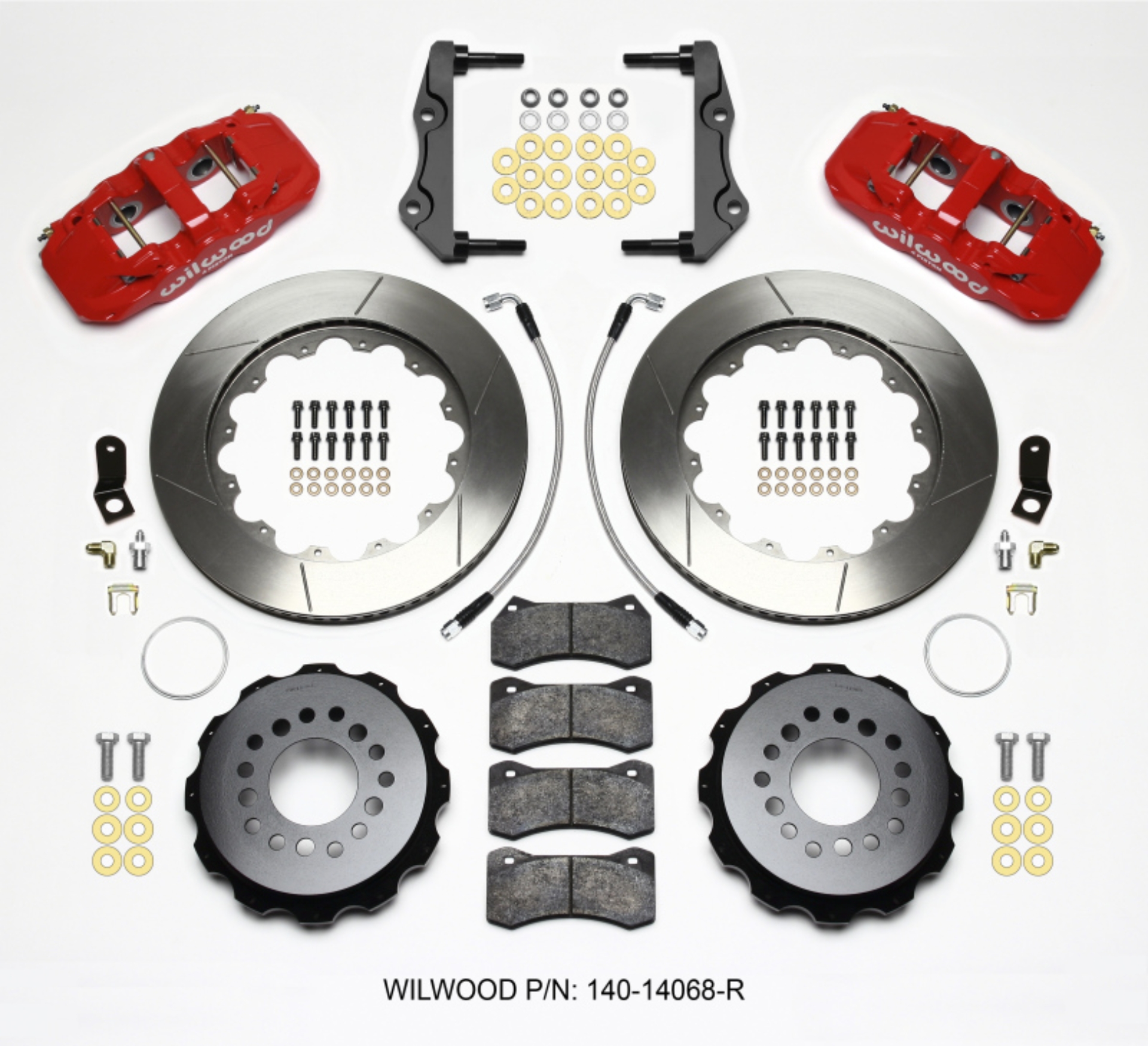 Picture of Wilwood WIL Aero Brake Kit Rear Big Brake Kits - 140-14068-R