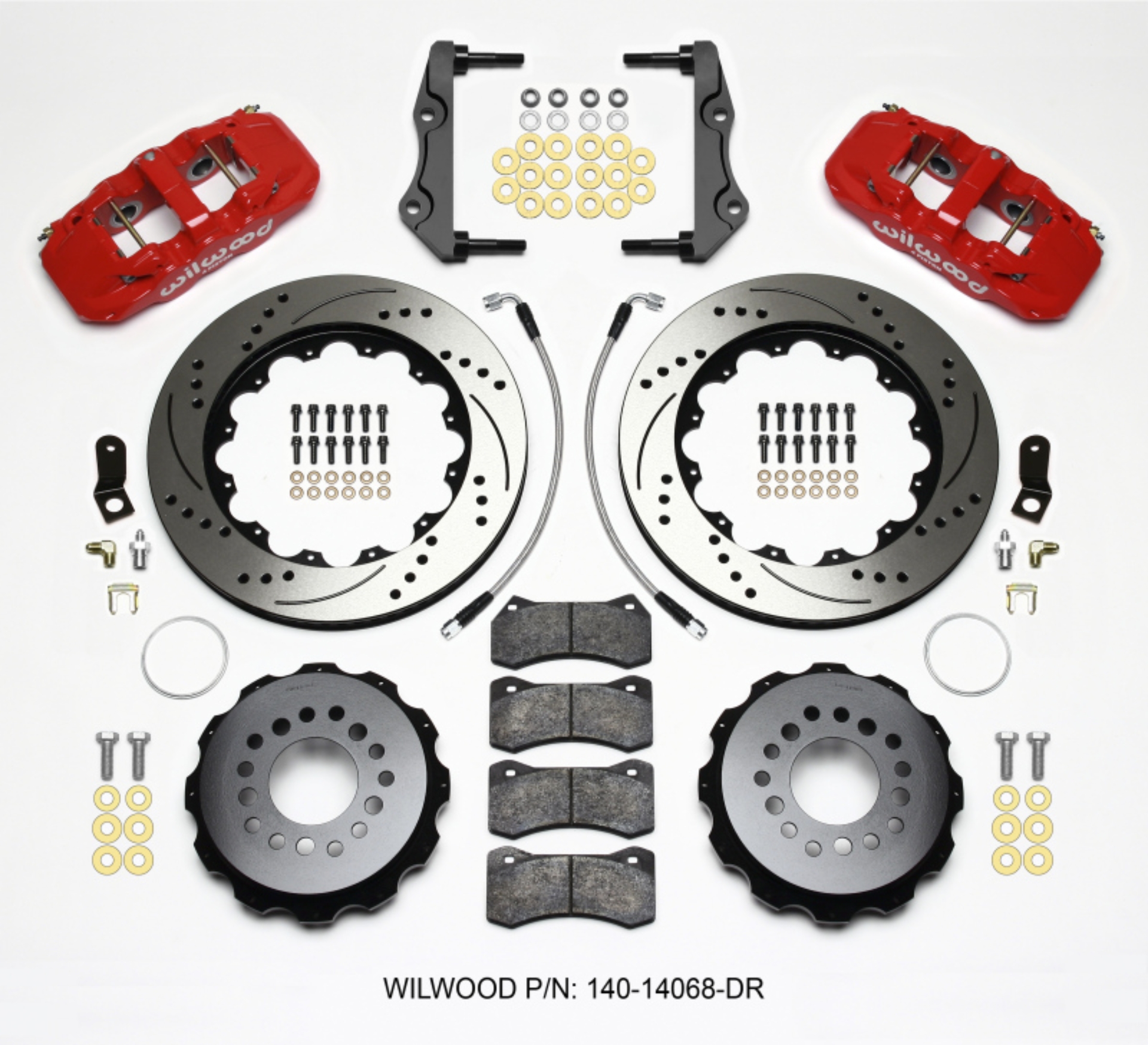 Picture of Wilwood WIL Aero Brake Kit Rear Big Brake Kits - 140-14068-DR