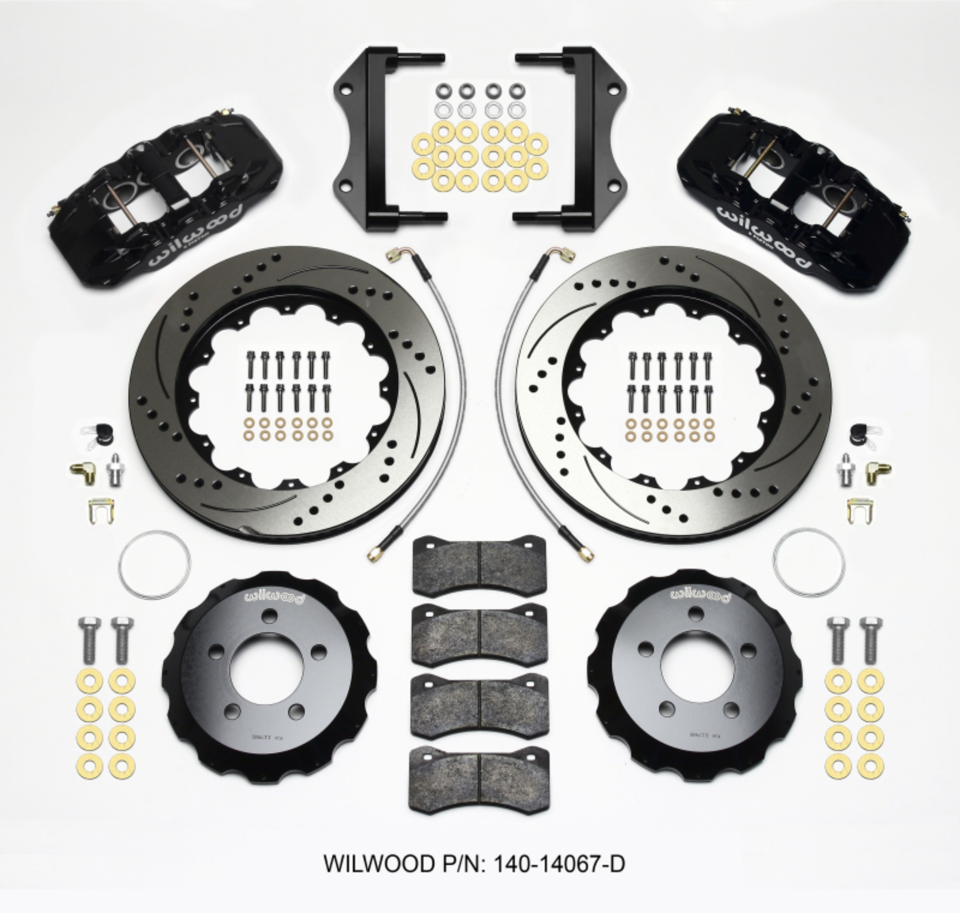 Picture of Wilwood WIL Aero Brake Kit Front Big Brake Kits - 140-14067-D