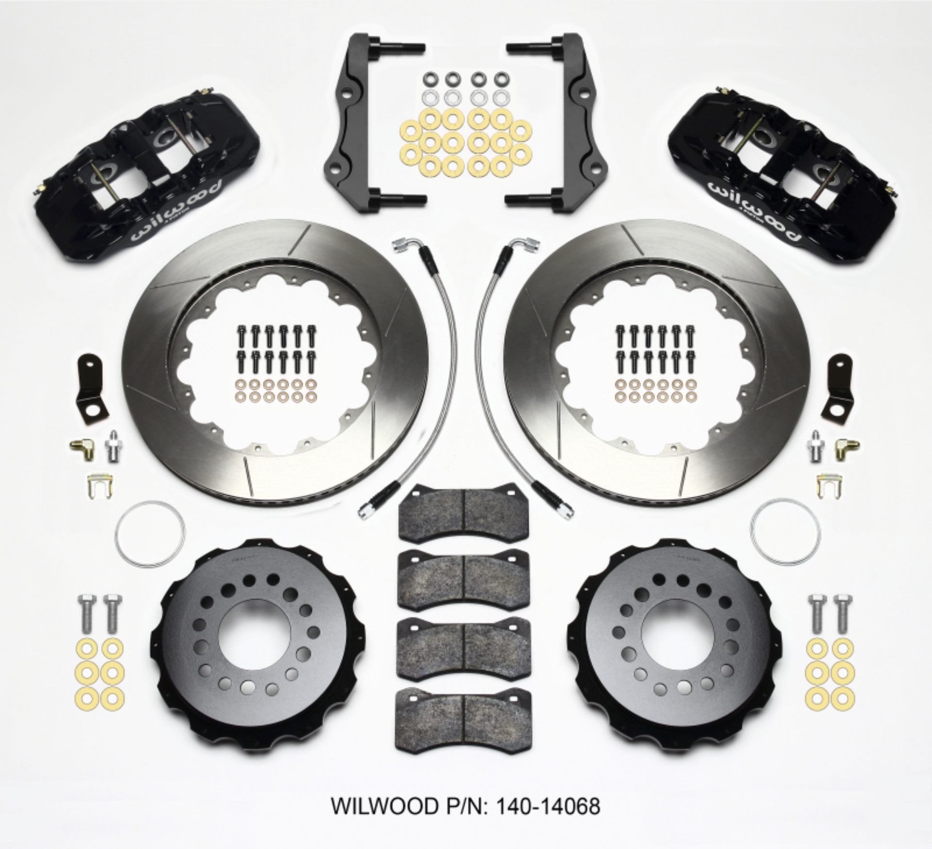 Picture of Wilwood WIL Aero Brake Kit Rear Big Brake Kits - 140-14068