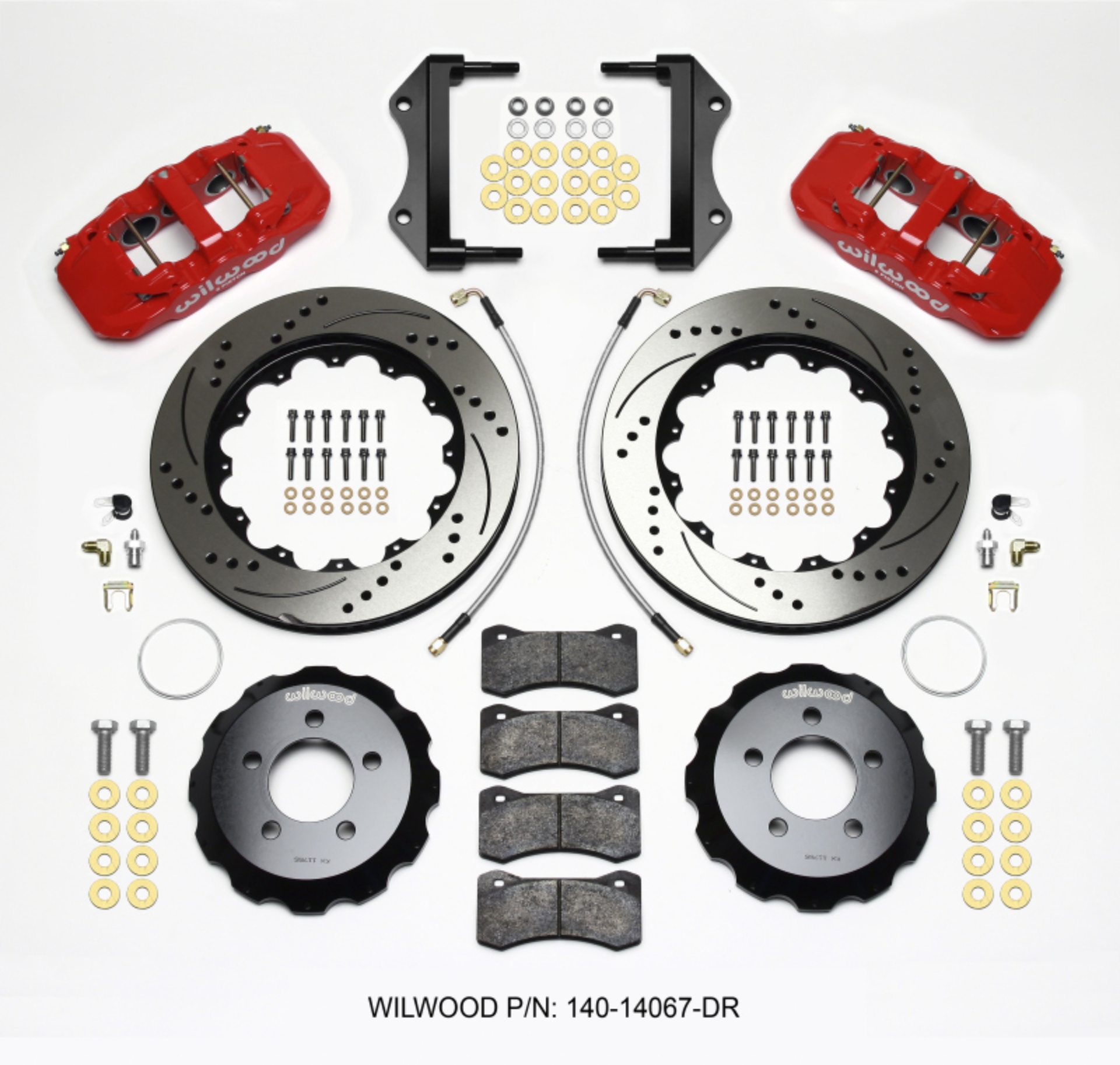 Picture of Wilwood WIL Aero Brake Kit Front Big Brake Kits - 140-14067-DR