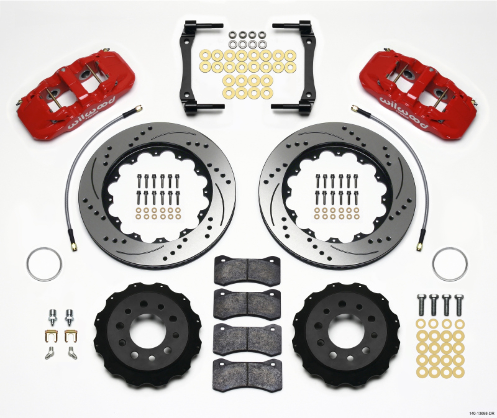 Picture of Wilwood WIL Aero Brake Kit Rear Big Brake Kits - 140-13698-DR