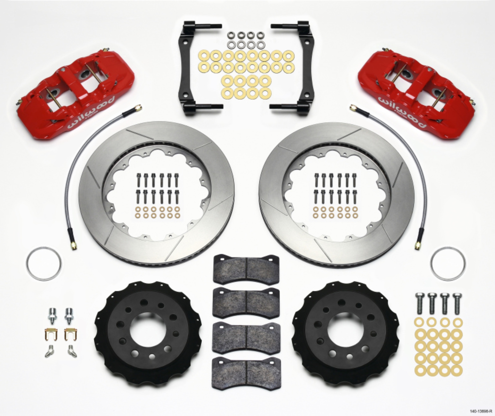 Picture of Wilwood WIL Aero Brake Kit Rear Big Brake Kits - 140-13698-R