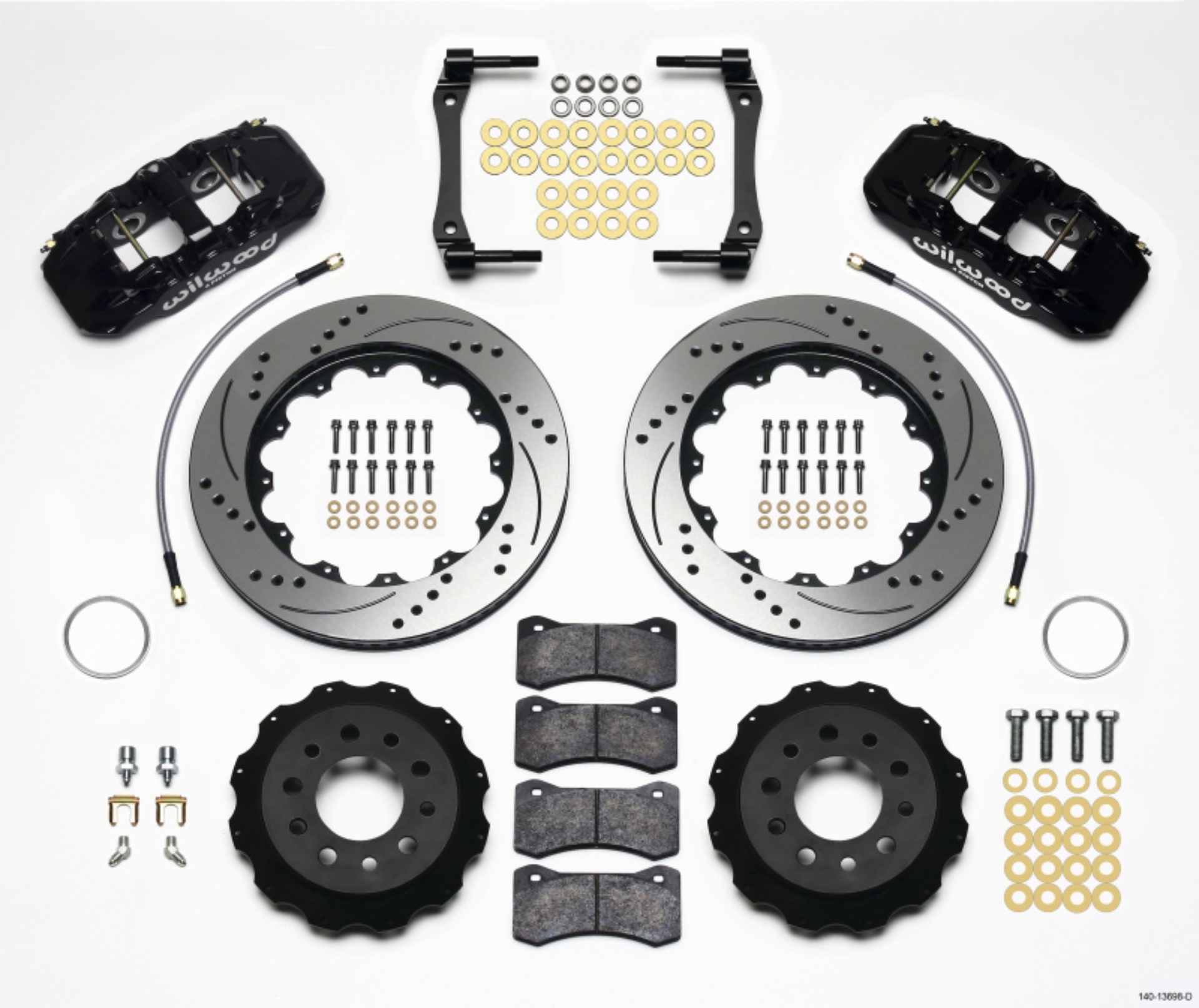 Picture of Wilwood WIL Aero Brake Kit Rear Big Brake Kits - 140-13698-D