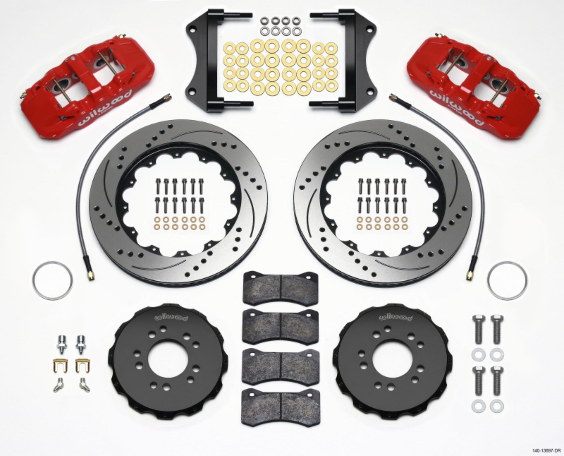 Picture of Wilwood WIL Aero Brake Kit Front Big Brake Kits - 140-13697-DR