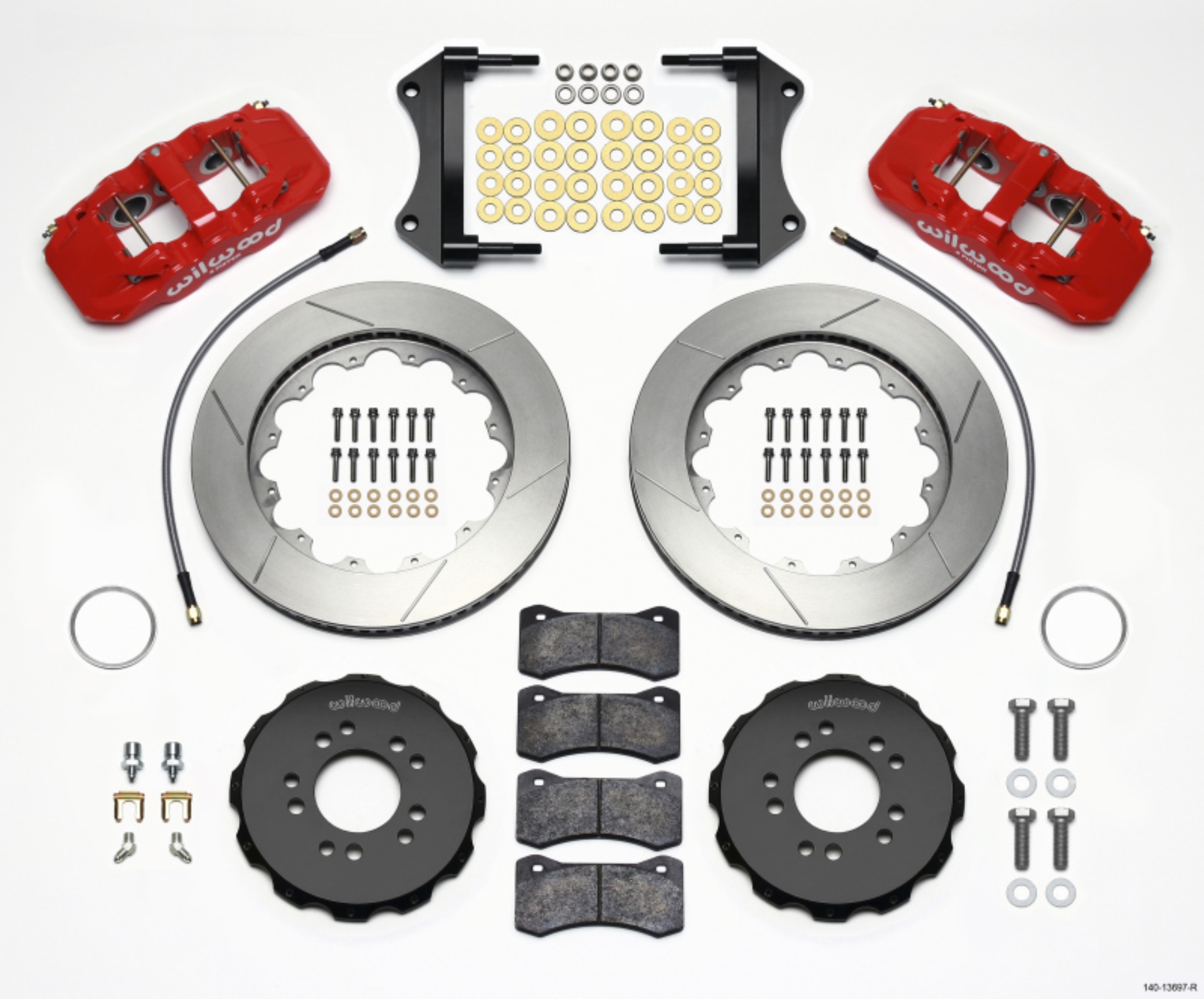 Picture of Wilwood WIL Aero Brake Kit Front Big Brake Kits - 140-13697-R