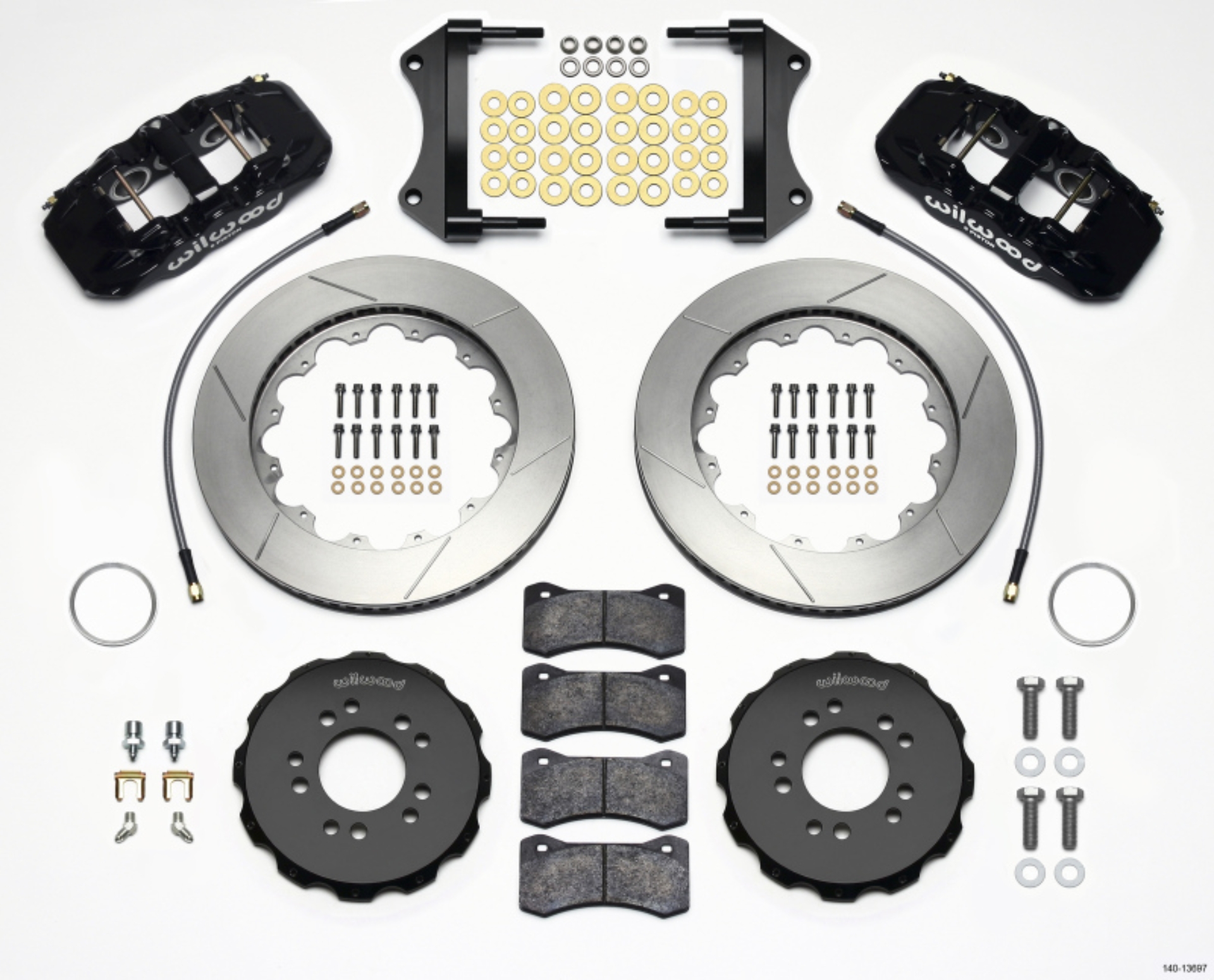Picture of Wilwood WIL Aero Brake Kit Front Big Brake Kits - 140-13697