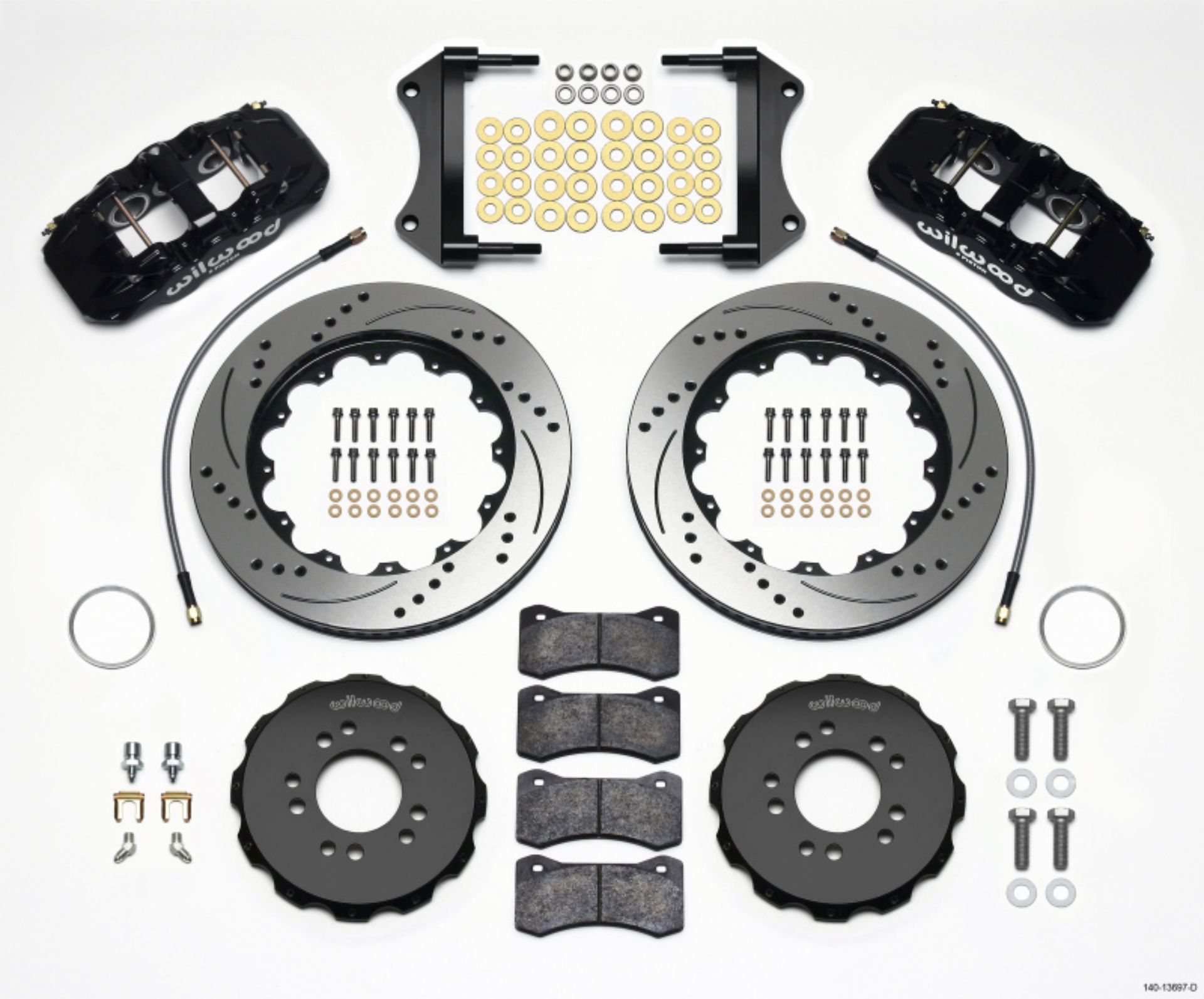Picture of Wilwood WIL Aero Brake Kit Front Big Brake Kits - 140-13697-D