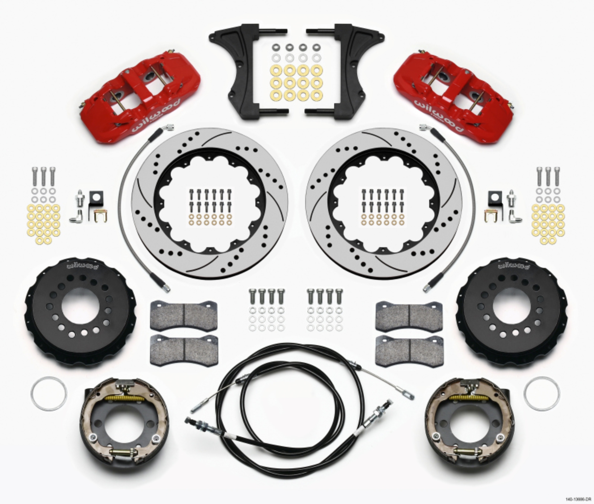 Picture of Wilwood WIL Aero Brake Kit Big Brake Kits - 140-13686-DR