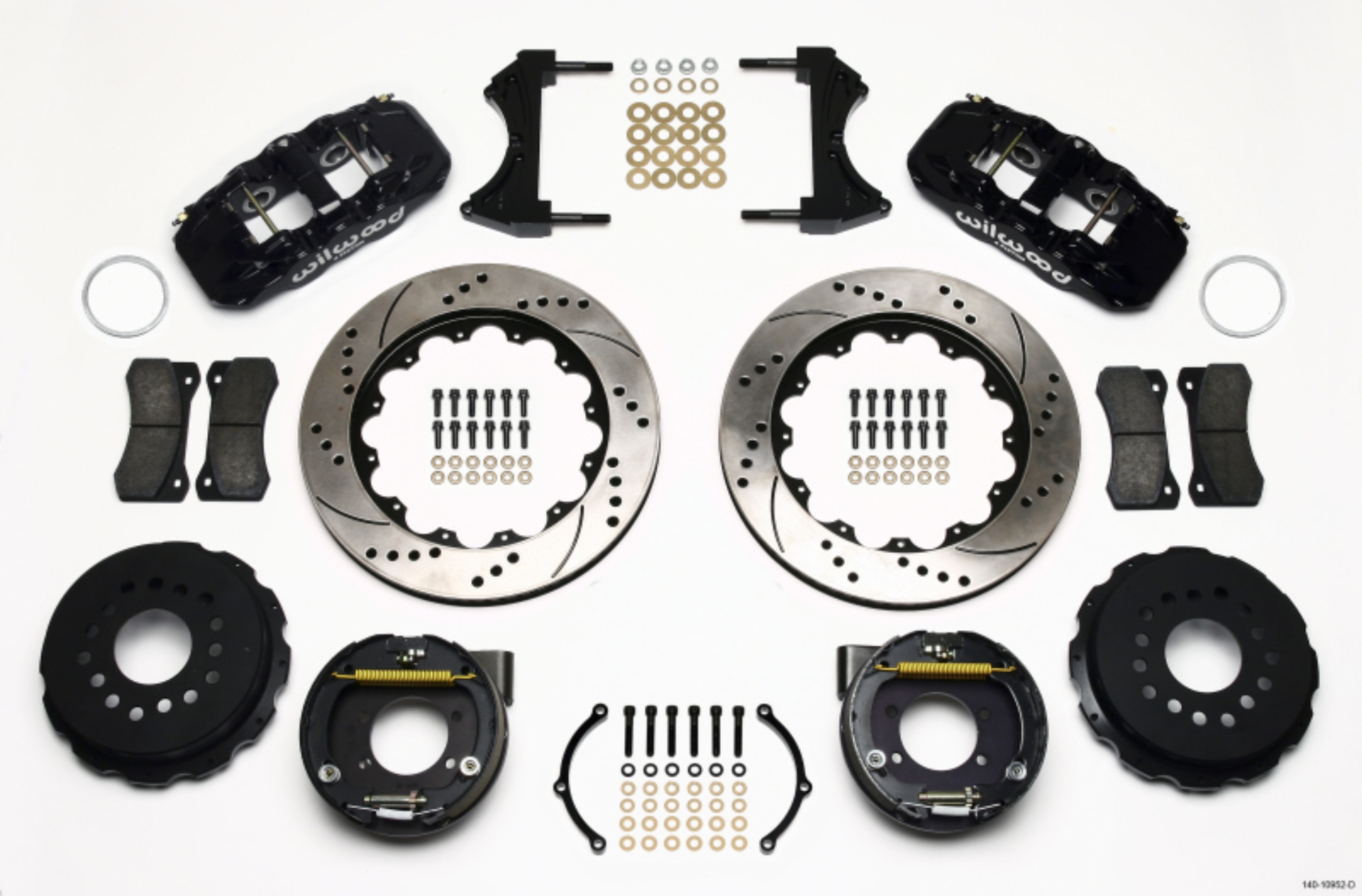 Picture of Wilwood WIL Aero Brake Kit Rear Big Brake Kits - 140-10952-D